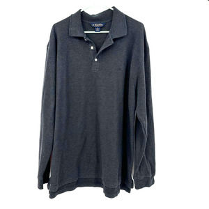 Brooks‎ Brothers size XL performance knit 100% cotton long sleeve polo shirt top